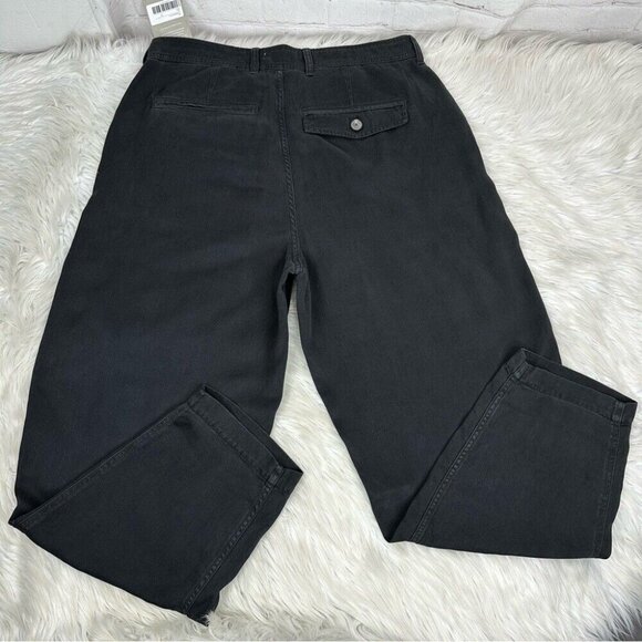 Everlane Women’s NWT Muted Black The Tencel Relaxed Chino Luxury Pant 14/W35/L28 - Picture 4 of 12